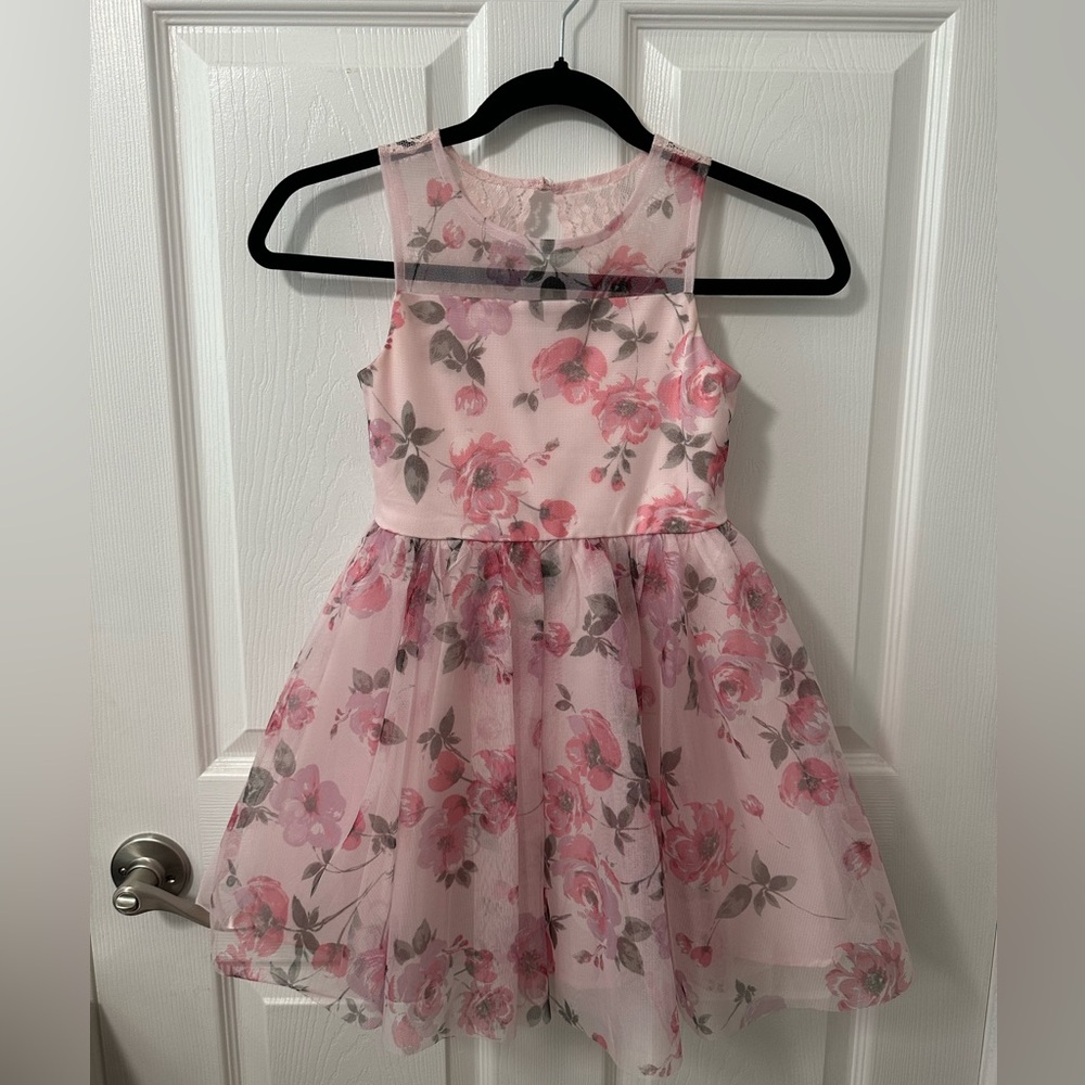 Target Pink Floral Tulle Party Dress